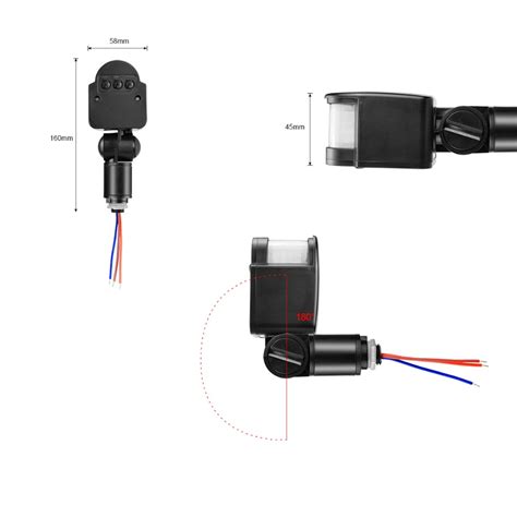 Buy strip light motion sensor switch dc 12v 24v 8a automatic adjustable pir infrared detector light switch module for led light lamp get on official store AC 110V- 240V LED Motion Sensor Automatic Infrared PIR ...