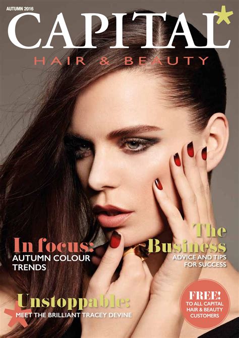 Capital Hair And Beauty Autumn Magazine 2016 By Capital Hair And Beauty
