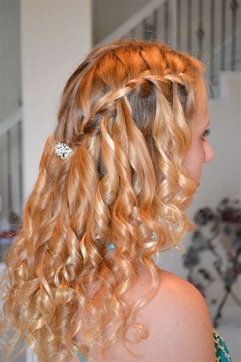 21 Prom Hairstyles Waterfall Braid Hairstyle Catalog