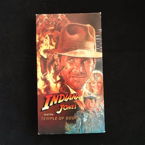 Indiana Jones And The Temple Of Doom S Vintage Movie VHS