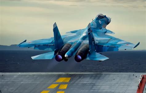 Wallpaper The Carrier The Rise Sukhoi Su 33 Navy Flanker D