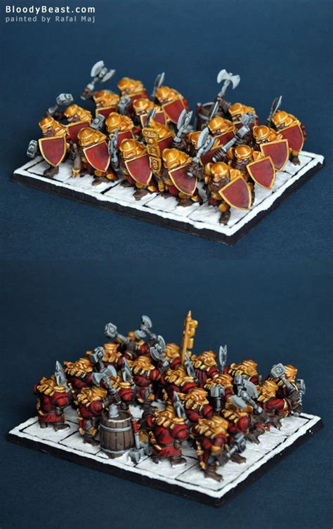 Dwarf Ironclad Regiment Fantasy Dwarf Warhammer Dwarf