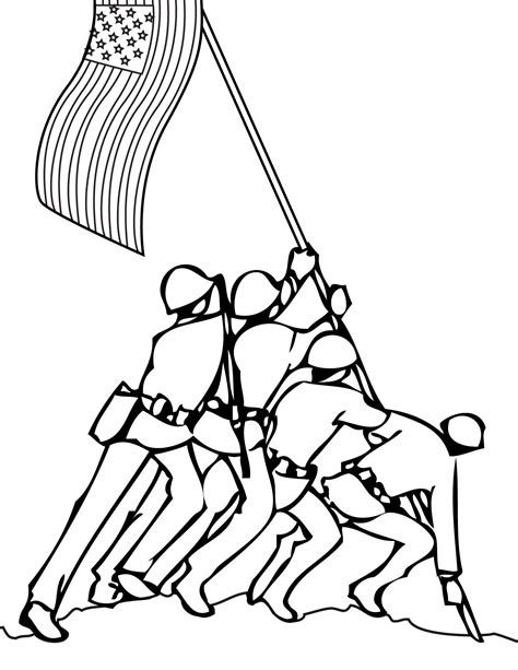 40+ free church coloring pages for printing and coloring. Beautiful American Soldiers Memorial Day Coloring Pages ...