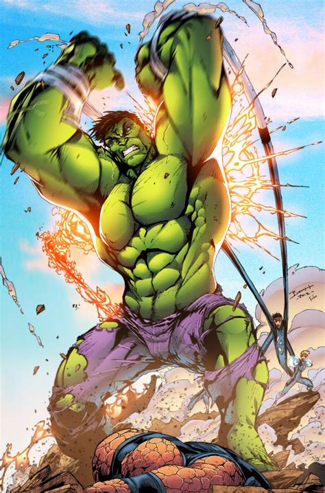 Artstation Hulk Vs Fantastic Four Bruno Furlani Hulk Incredible