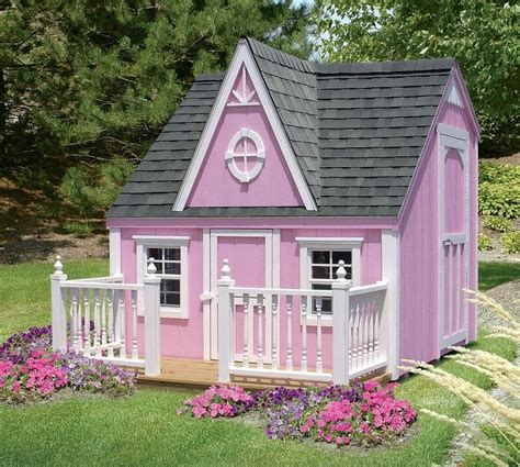 Designs For Outdoor Playhouse With Tutorial Wooden Outdoor Playhouse