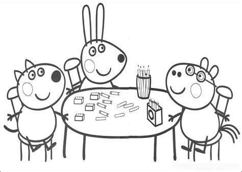 Dibujos De Peppa Pig En Español Gratis Para Colorear - Imágenes de
