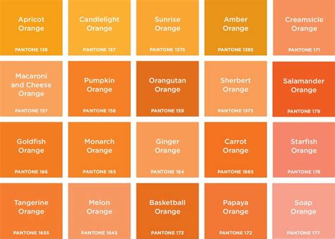 Yellow Orange Color Names