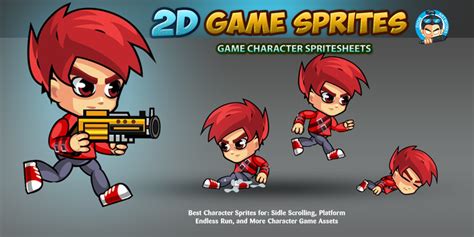 2d Game Character Sprites 4 Codester