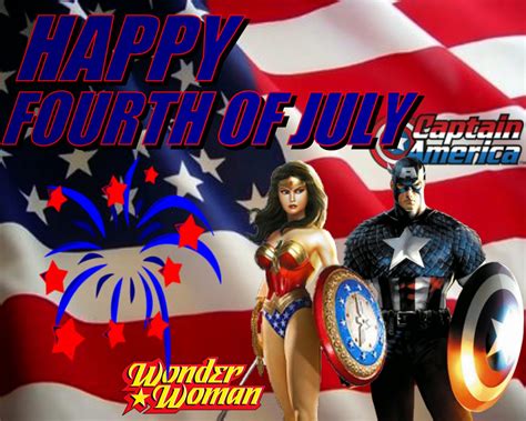 Captain America And Wonder Woman Fanfiction Happy Fourth Of July