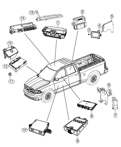 RAM 1500 Module. Door. Left, left front door - 68225101AC | Factory