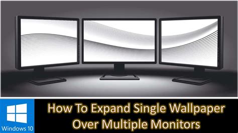 How To Extend Stretch Wallpaper Across Multiple Dual Monitors In