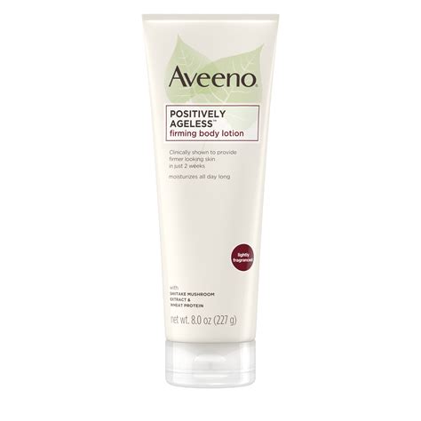 Aveeno Positively Ageless Anti Aging Firming Body Lotion 8 Oz