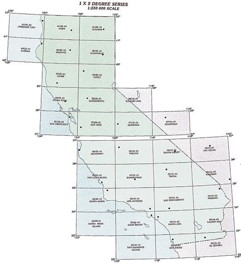 California Topographic Index Maps Ca State Usgs Topo Quads 24k