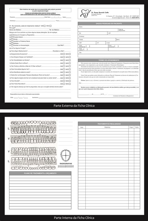 Ficha Odontológica Para Imprimir Pdf
