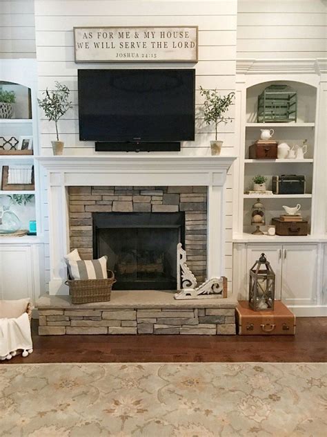 Awesome Built In Cabinets Around Fireplace Design Ideas 14 Decomagz