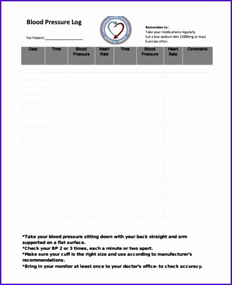 9 Blood Pressure Excel Template Excel Templates Excel Templates
