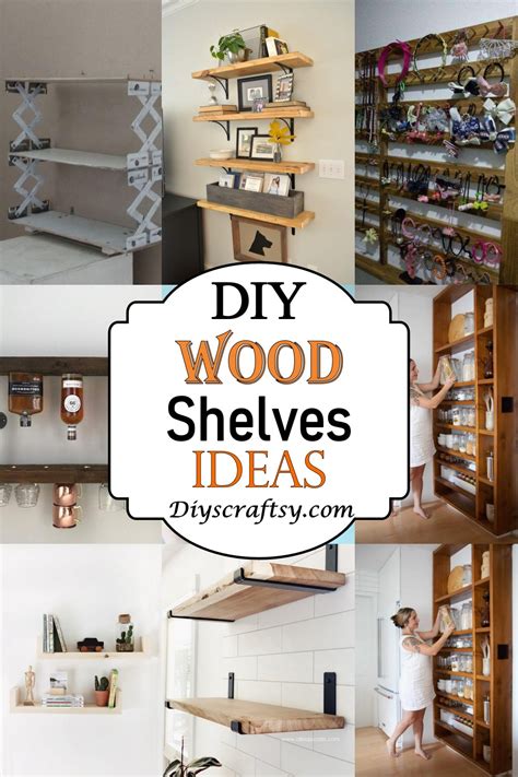 28 Diy Wood Shelves How To Build Simple Wood Shelves