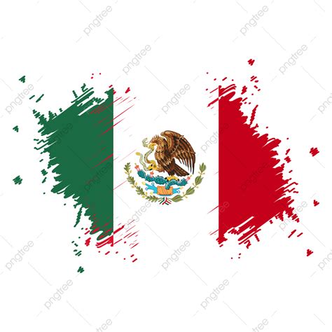 Mexico Flag Png Transparent Mexico Flag Transparent Watercolor Painted