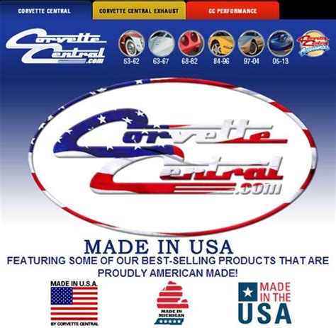 Corvette Central Is Featuring Parts And Accessories Made In The Usa