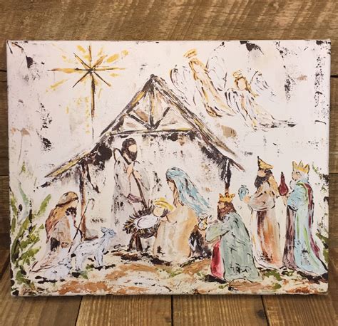 Come And Behold Him Nativity This Is A Print Of My Original Painting