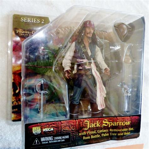 Neca Pirates Of The Caribbean Dead Mans Chest Series 2 Jack Sparrow Action Figure For Sale