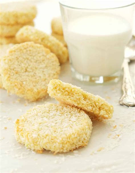 4 Ingredient Chewy Coconut Cookies The Clever Meal