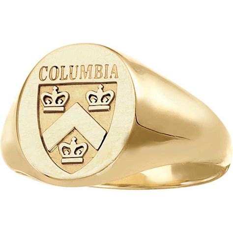 Columbia University Womens Signet Ring