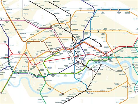 21st Century London Tube Map London Tube Map London Walking Tours