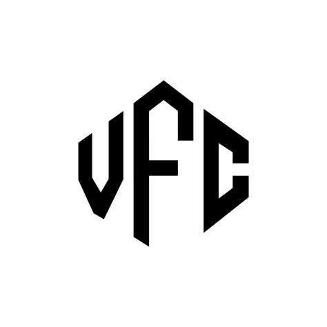 Vfc Letter Logo Design With Polygon Shape Vfc Polygon And Cube Shape