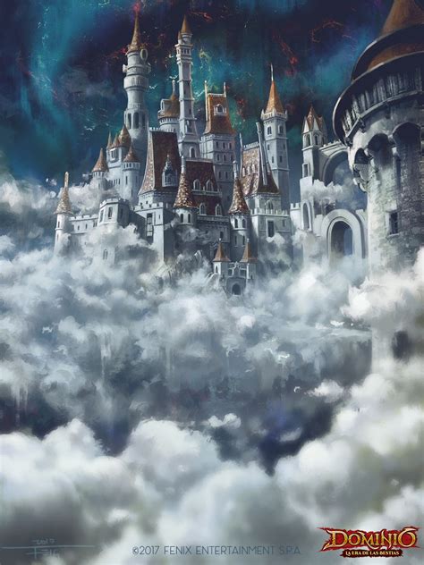 Artstation Castle In The Clouds Feig Felipe Pérez Clouds Fantasy