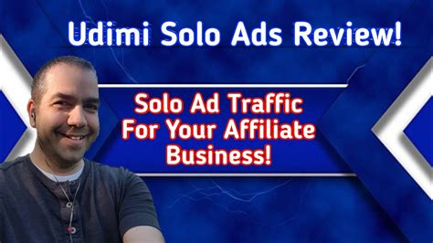 Udimi Solo Ads Review Traffic For Your Affiliate Business Youtube
