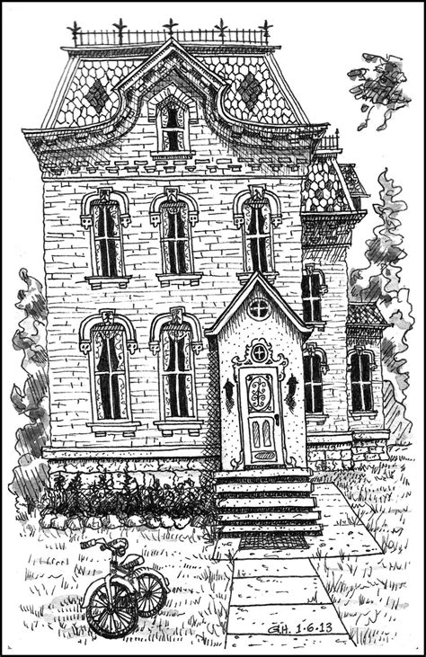 House Coloring Pages For Adults Coloring Pages