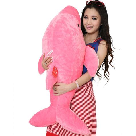 283547 Pinkblue Dolphin Stuffed Animal Plush Soft Toy Doll Pillow