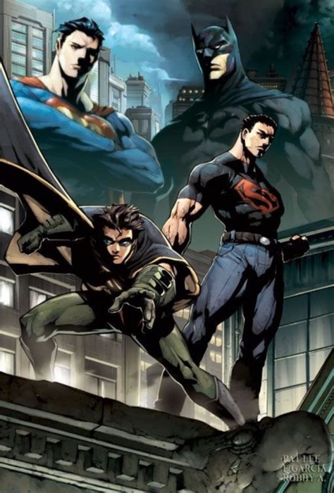 Dc Comics News • Batman Superman Dick Grayson And Conner Kent