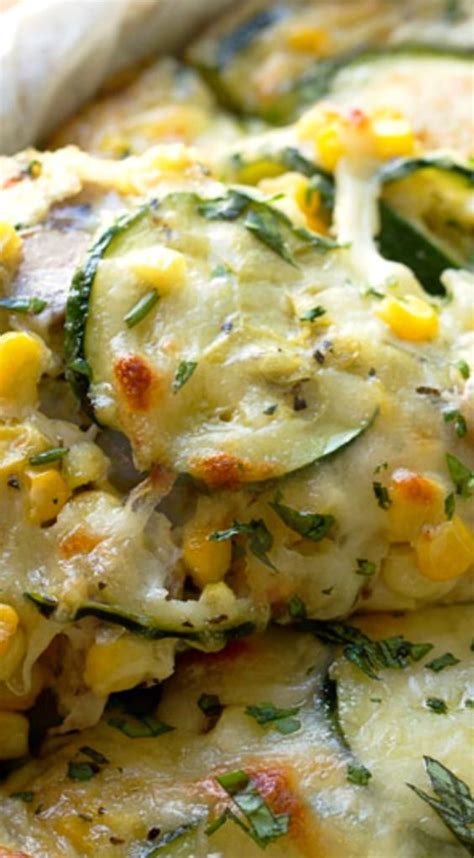 Sweet Corn And Zucchini Pie ~ This Crustless Pie Is So Incredibly