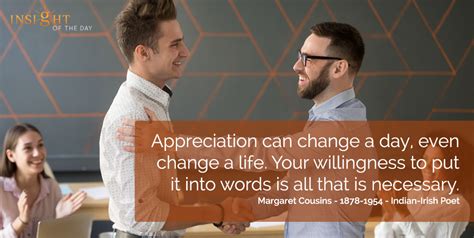 Appreciation Change Life Willingness Words Necessary Margaret Cousins