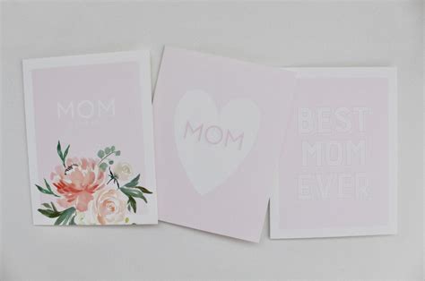 Mom I Love You Mothers Day Card Moms Day Etsy