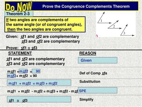 Ppt Objectives Prove And Apply Theorems About Angles Powerpoint