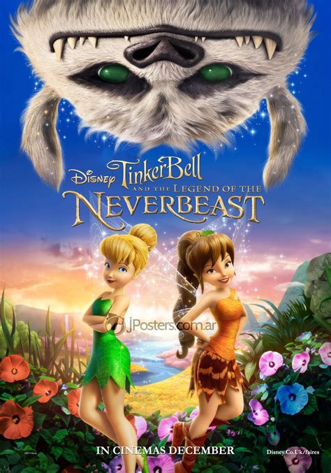 Tinkerbell And The Legend Of The Neverbeast Poster Disney Fairies