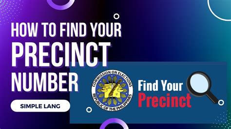 How To Find Your Precinct Number Youtube