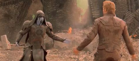 Ronan And Starlord Dance Off Guardians Of The Galaxy GIF Guardians