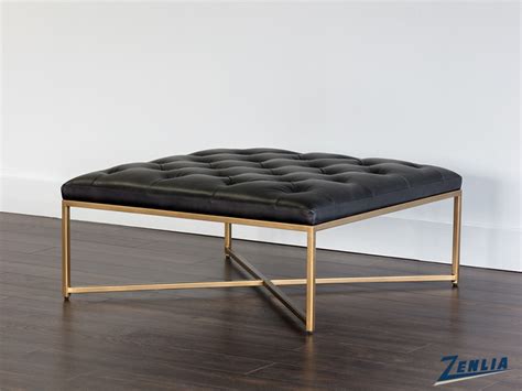 It serves as a storage space, a coffee table, and sometimes, a footstool. Enda Vintage Black Ottoman / Coffee Table | Modern ...