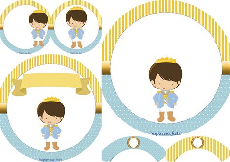 ¿cuáles son los sinónimos de príncipe azul? Príncipe Azul: Wrappers y Toppers para Cupcakes para Imprimir Gratis. - Oh My Bebé!