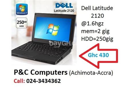 Mini Laptop Dell Latitude 2120 2100 Pandc Computers Mem 1gb 2gb Ram