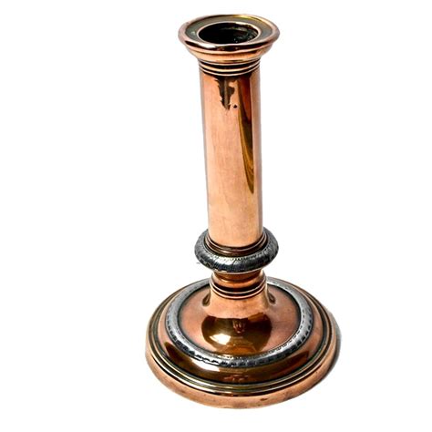 Copper Candlestick Vintage Candle Holder Covered In Thick Etsy Uk