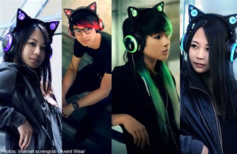 Hatsunu Mike Axent Wear Cat Ear Headphones หูฟังหูแมวแฟชั่นสุดล้ำ