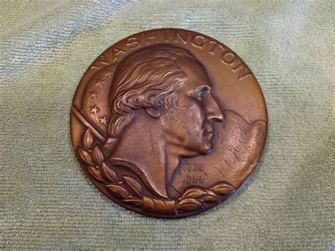 Bronze George Washington Medal The Hall Of Fame For Great Americans