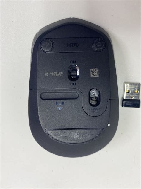 Logitech M170 Wireless Mouse Invisible Optic Logitech Model Y R0036