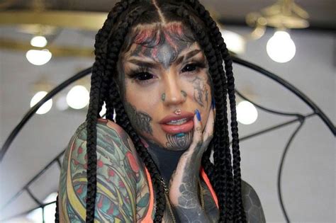 Tattoo Artist Inked Face And Eyeballs Says Some People Think Shes