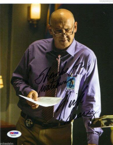 Nick Searcy Justified Art Mullen Signed Autograph 8x10 Photo Psa Dna